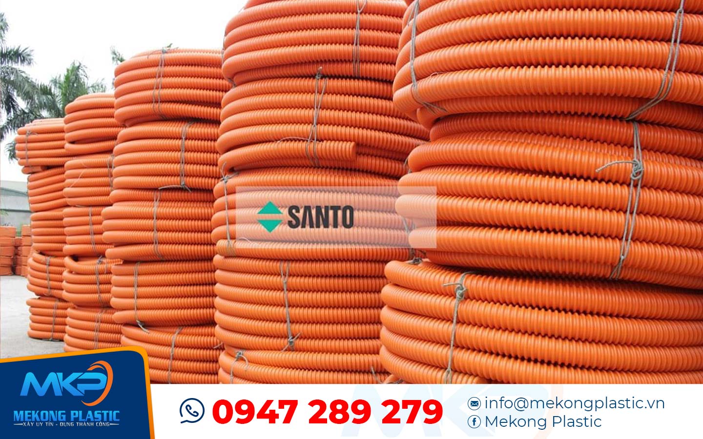 Ống nhựa xoắn HDPE ELP 40