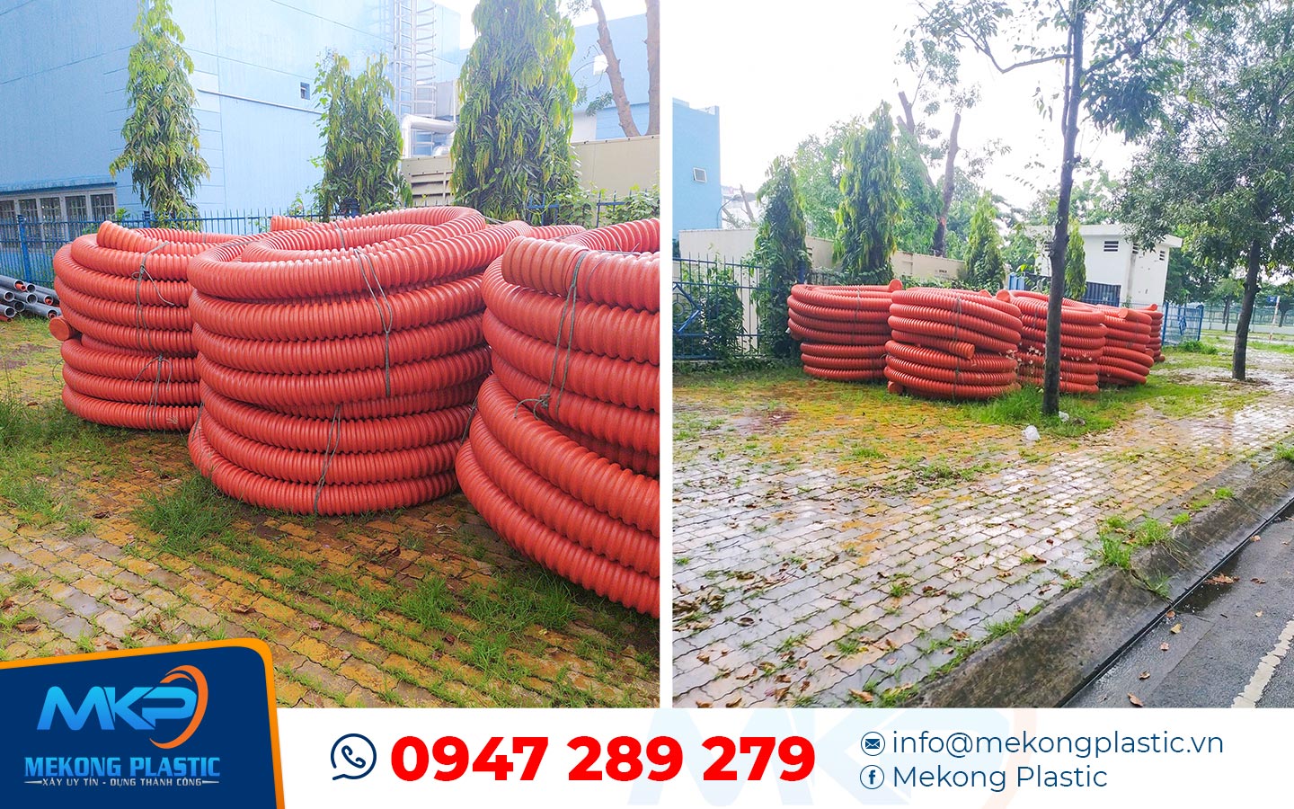 Sử dụng ống nhựa xoắn HPDE cho hệ thống chiếu sáng tại Đắk Lắk