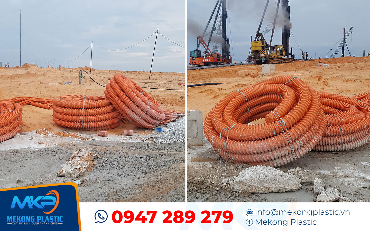 ỐNG NHỰA XOẮN HDPE ELP 25 tại An Giang