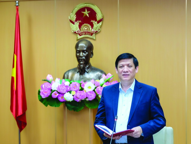 Bộ trưởng Bộ Y tế Nguyễn Thanh Long nhấn mạnh: Chúng ta đón Tết an toàn nhưng phải kiểm soát được dịch Ảnh: Trần Minh