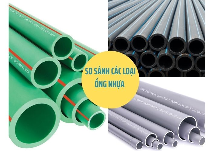 So sánh đặc tính kỹ thuật ống HDPE và ống PPR