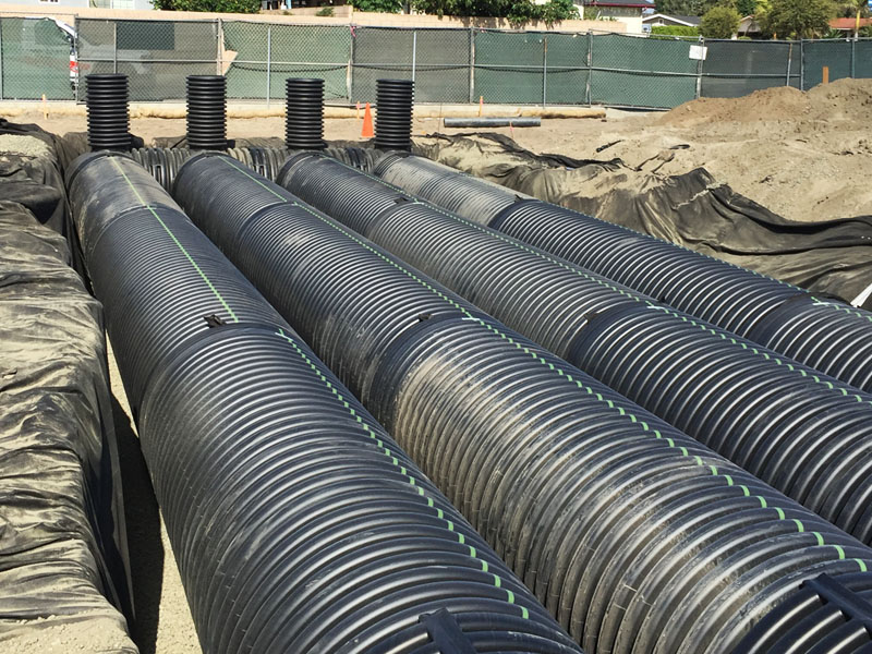 Sử dụng ống nhựa xoắn HDPE trong công trình ngầm sân golf