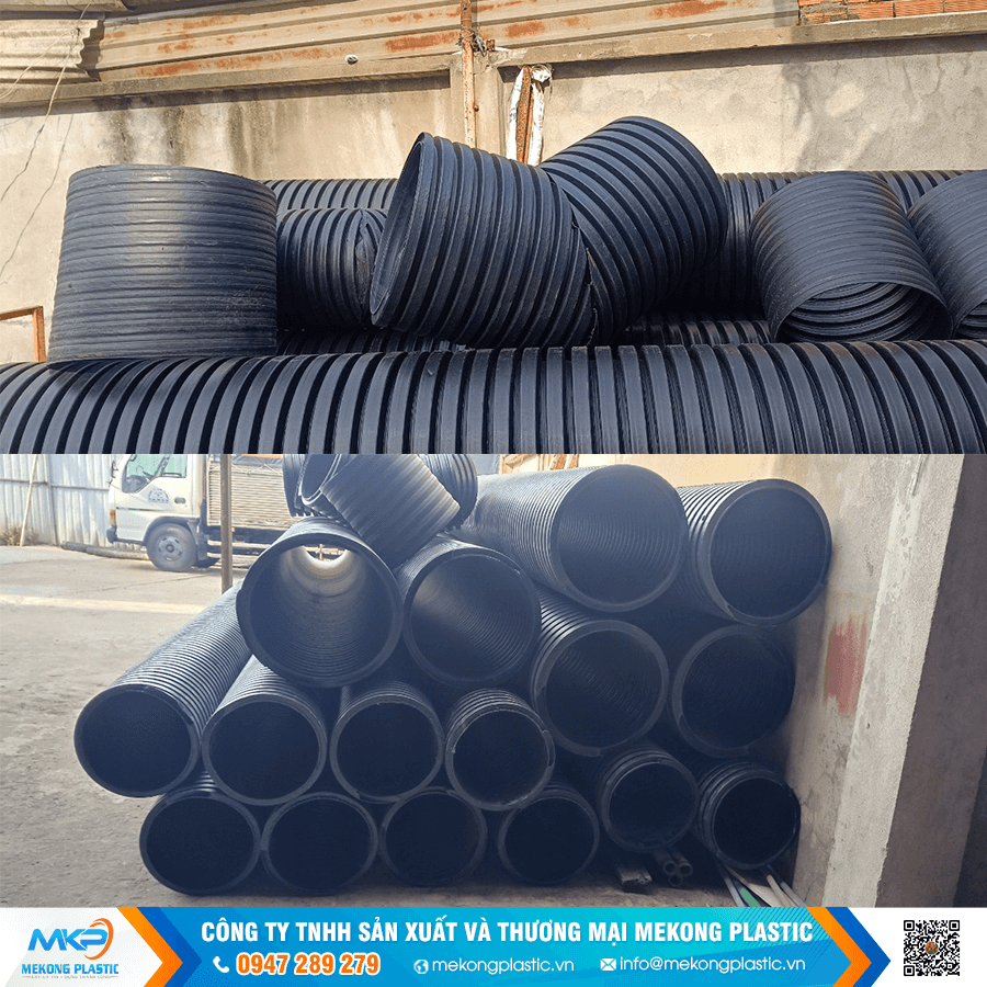 Bảng báo giá ống nhựa gân xoắn HDPE 1 vách mới nhất năm 2022
