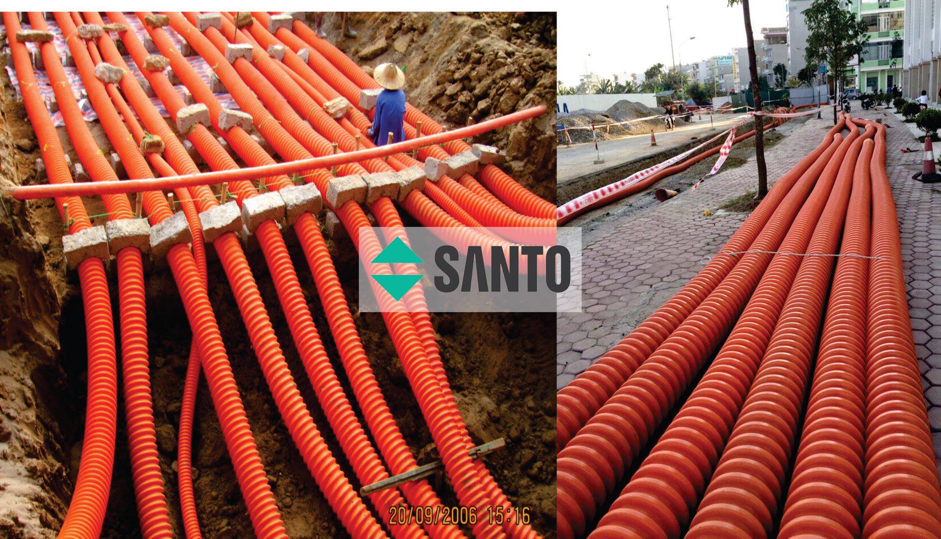 Tầm quan trọng của ống cam xoắn HDPE trong thi công ngầm hoá lưới điện hiện nay