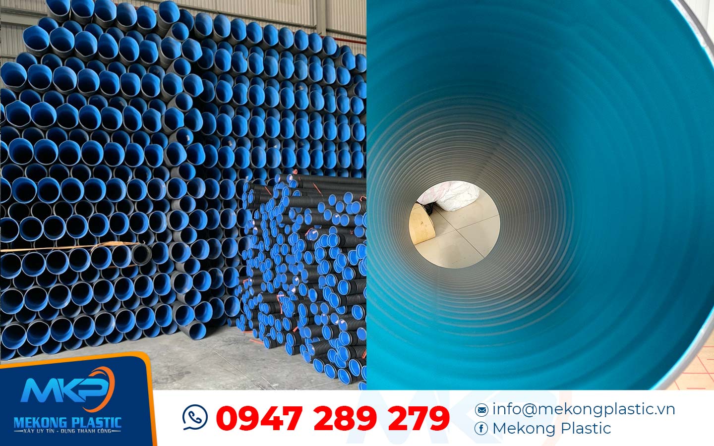 Ống nhựa gân xoắn HDPE 2 lớp