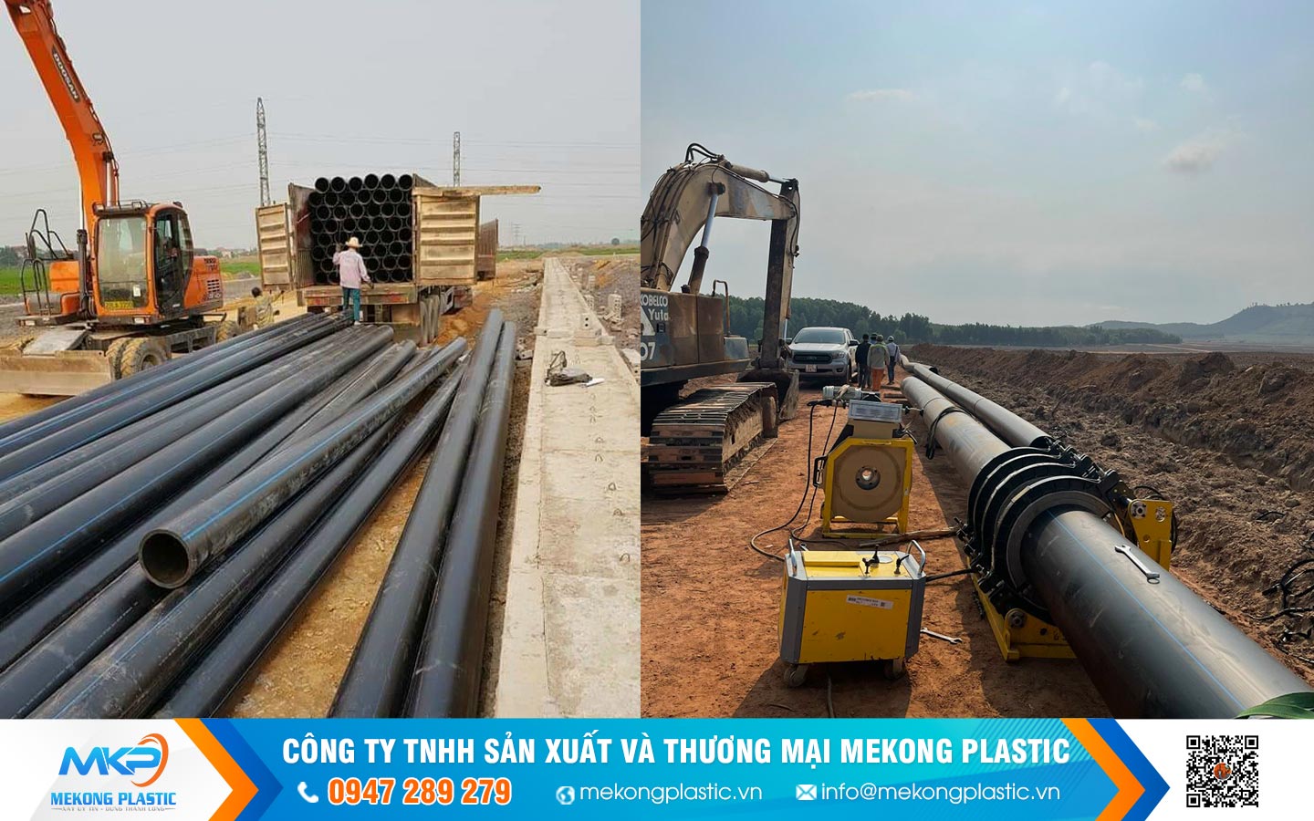 bảo vệ đường ống nước nhựa HDPE
