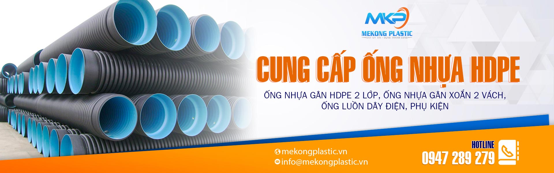 Bảng Giá Ống nhựa gân xoắn HDPE 2 lớp năm 2022 tại TP Hồ Chí Minh