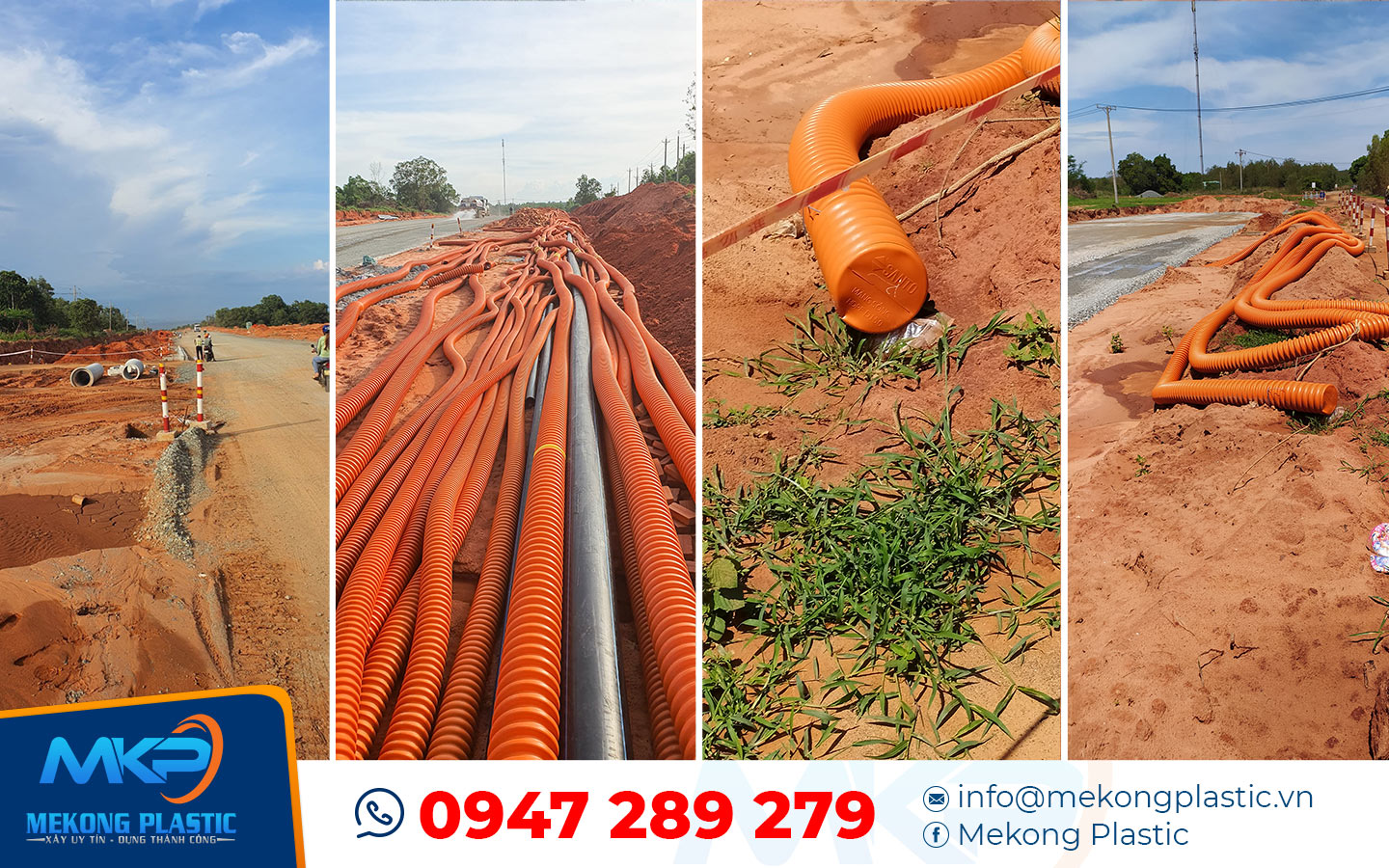 Nhà cung cấp ống nhựa xoắn HDPE luồn dây điện tại Thái Nguyên