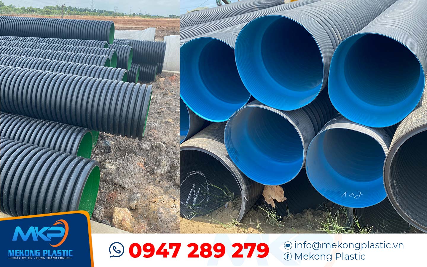 Ống nhựa gân xoắn HDPE 2 lớp khác với ống nhựa HDPE 2 vách như thế nào?