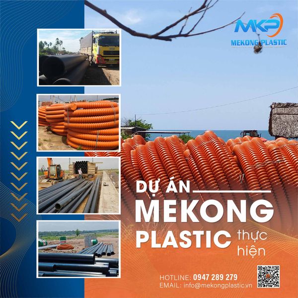 Hình ảnh ống HDPE Mekong Plastic– Giá trị thực khảng định thương hiệu