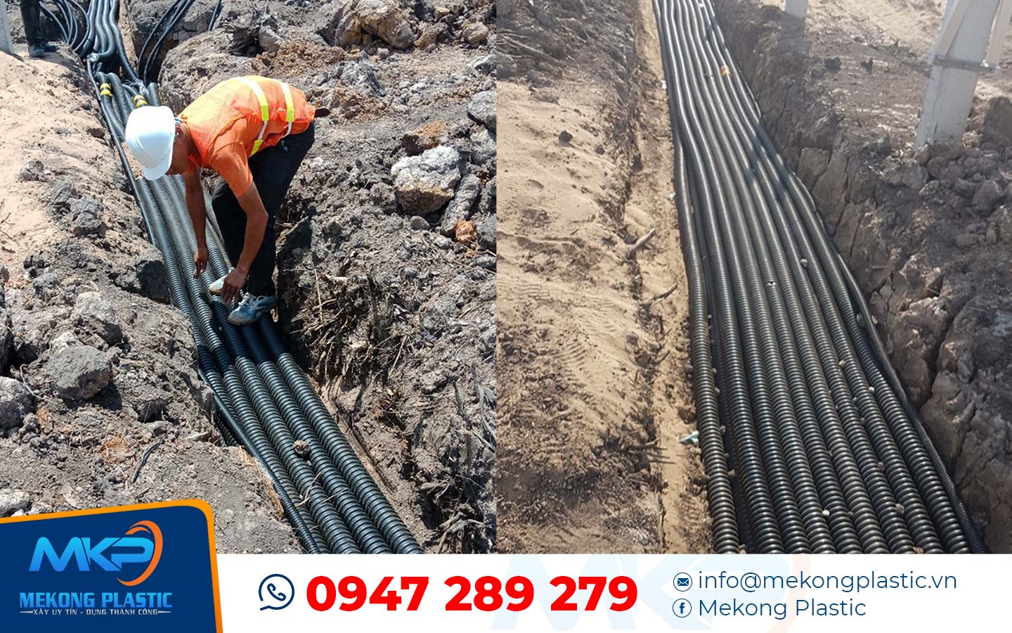 Phương Pháp Thi Công Ống Nhựa HDPE Gân Xoắn Đúng Chuẩn