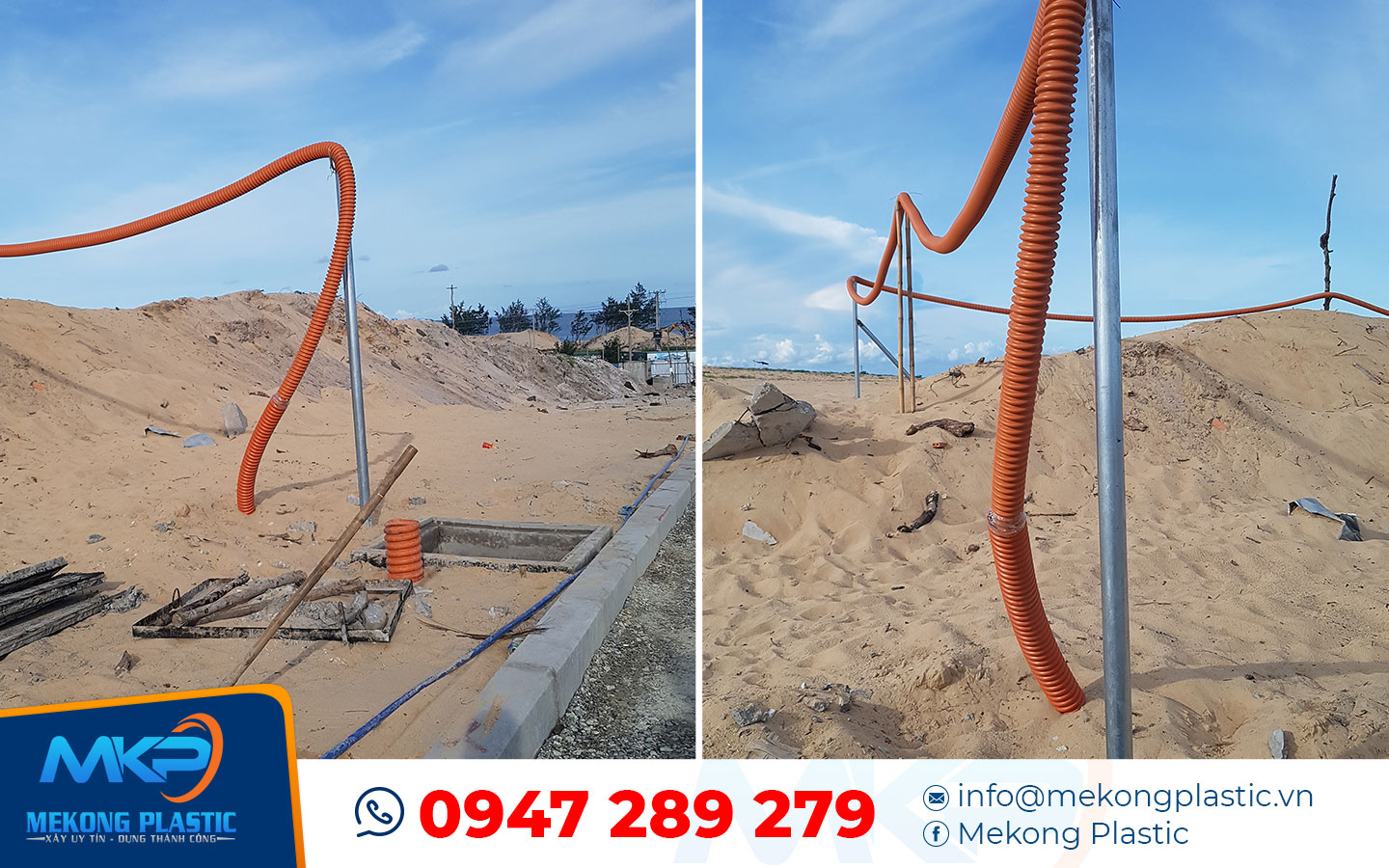 Ống nhựa xoắn HDPE Mekong Plastic – Giải pháp lý tưởng cho hệ thống đường ống